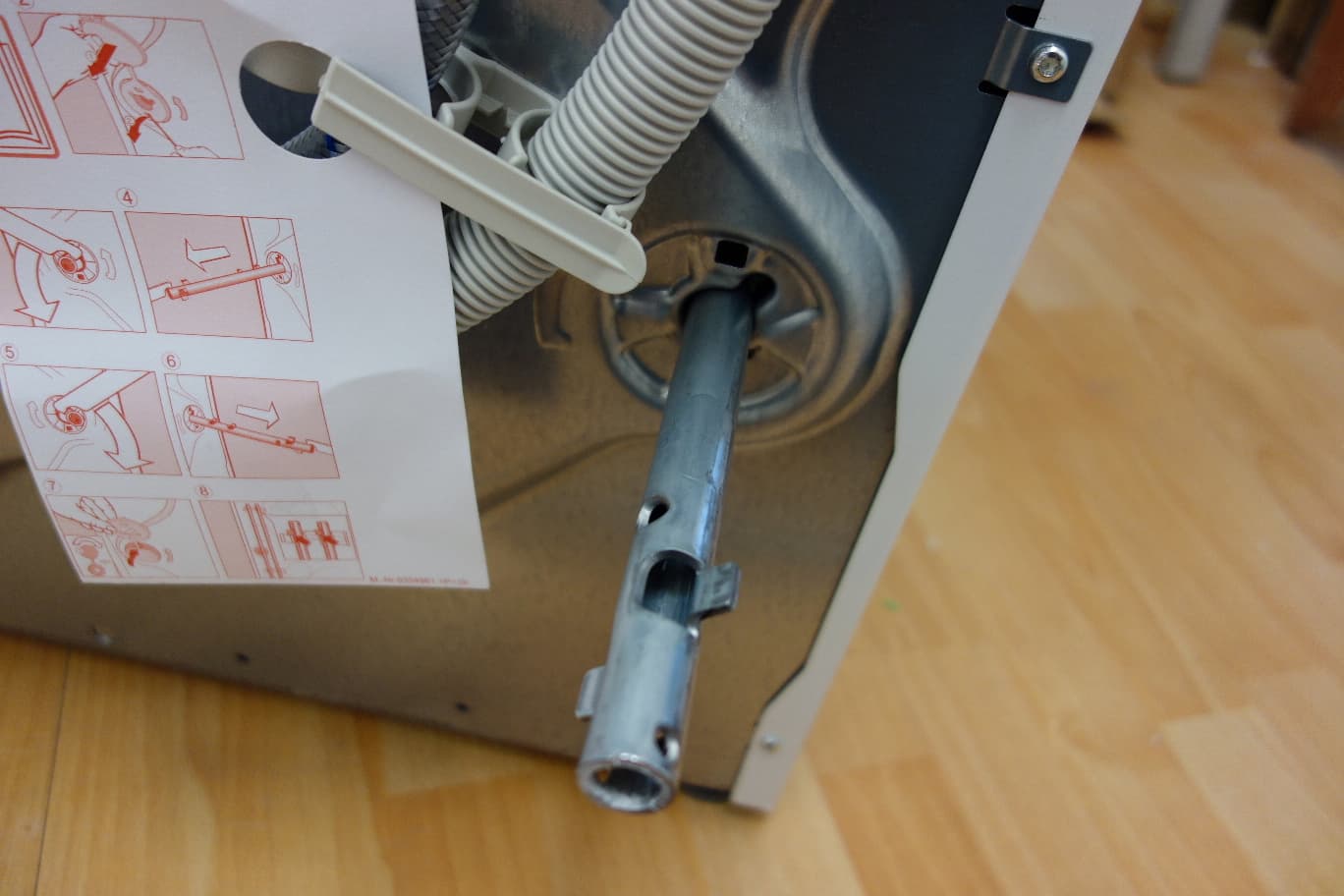 Transportsicherung Trockner Entfernen